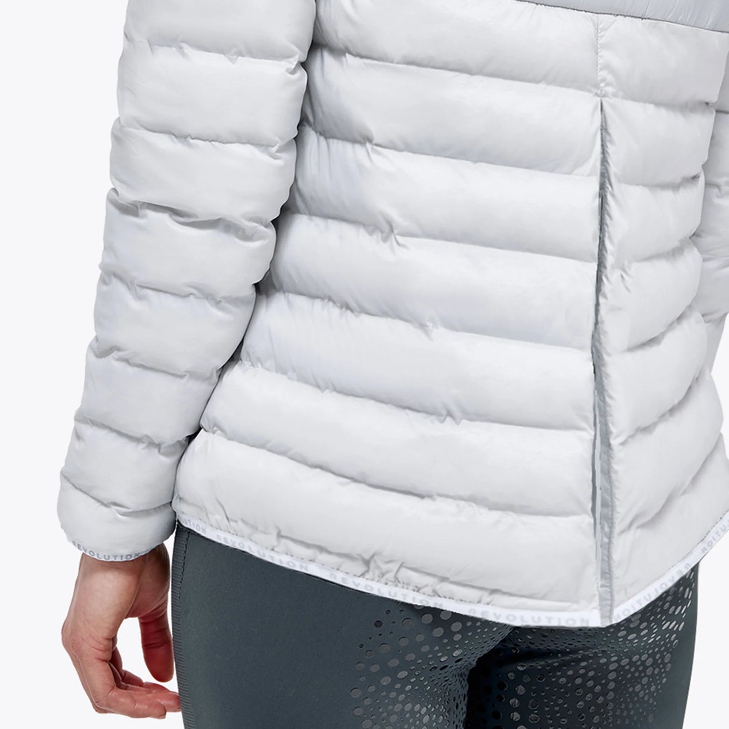 Cavalleria Toscan Laser Cut Puffer with Detachable Hood