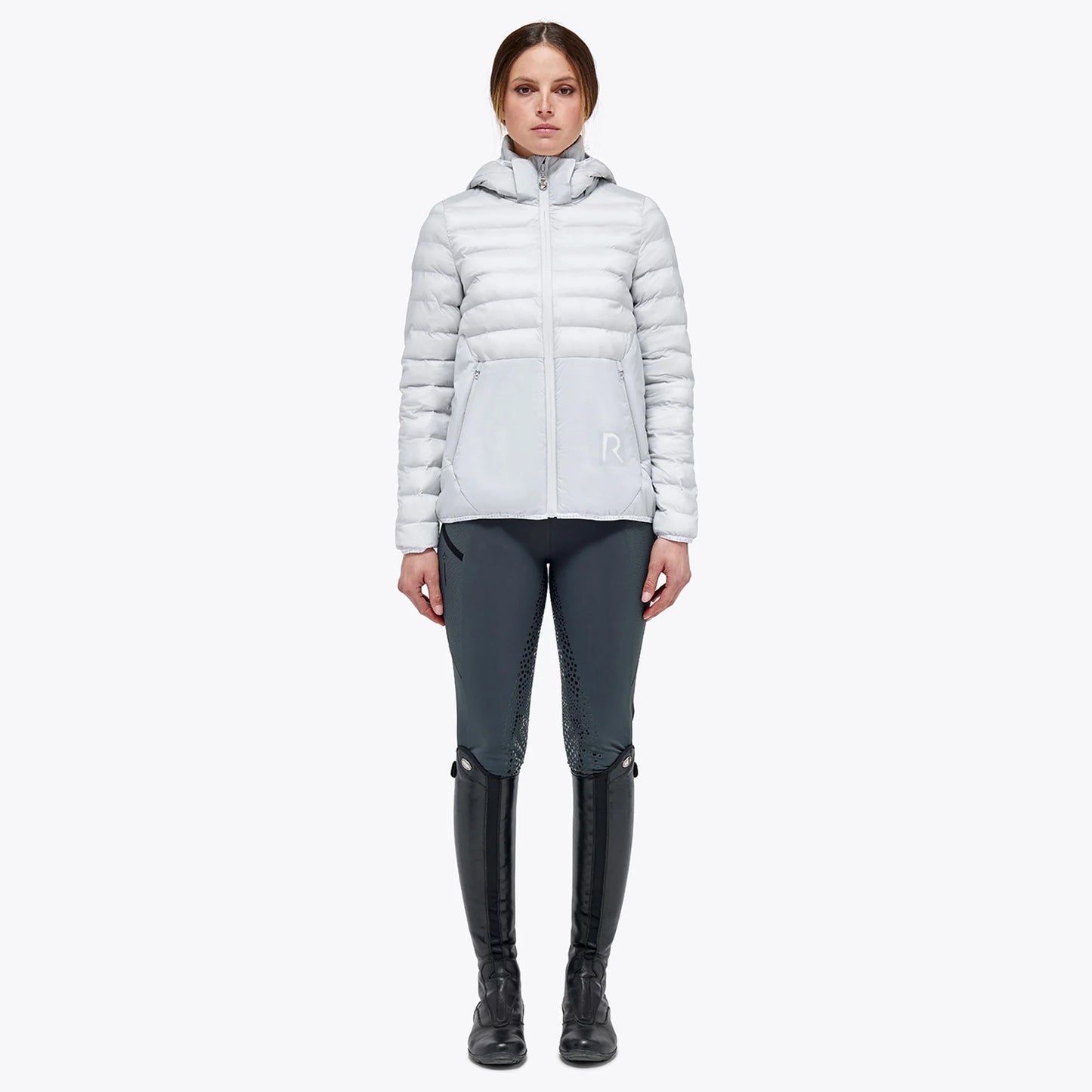 Cavalleria Toscan Laser Cut Puffer with Detachable Hood