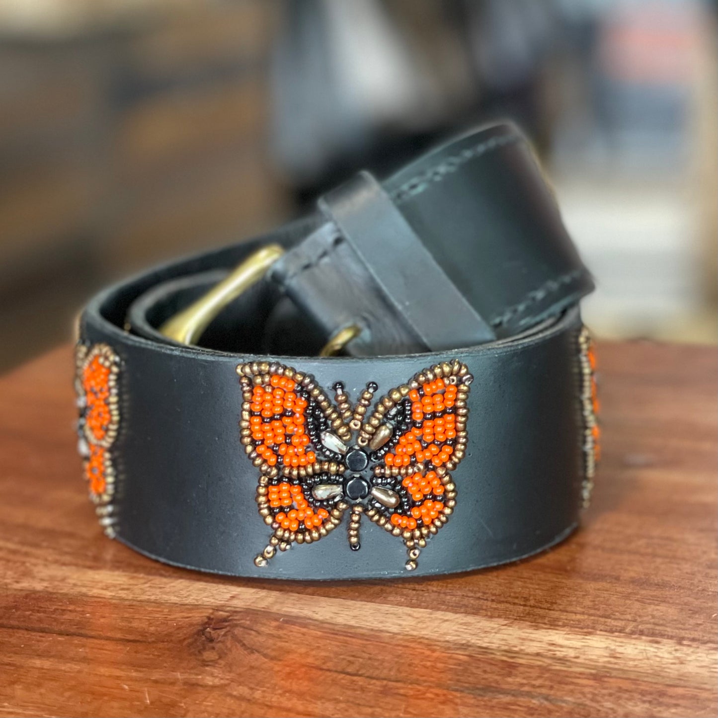 Luxe Lucky Animals Wide Zinj Belt