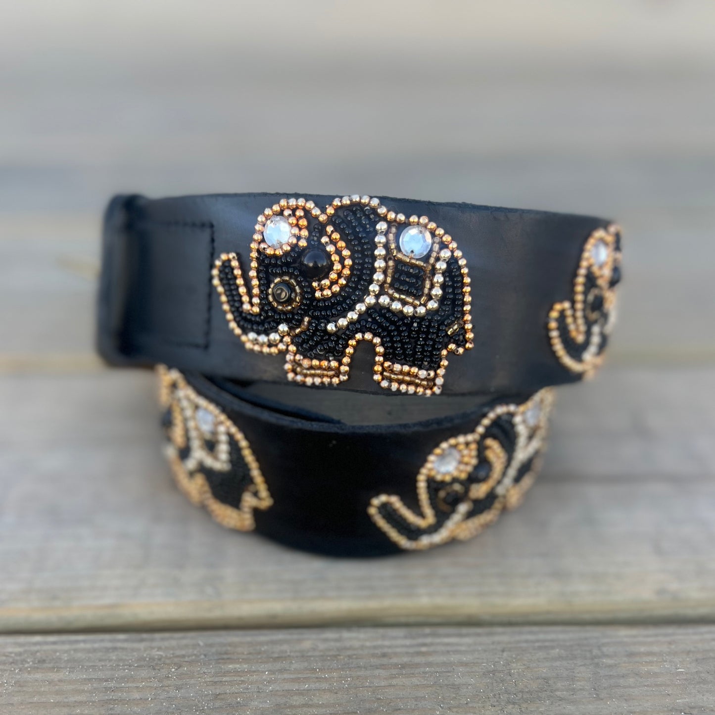 Luxe Lucky Animals Wide Zinj Belt