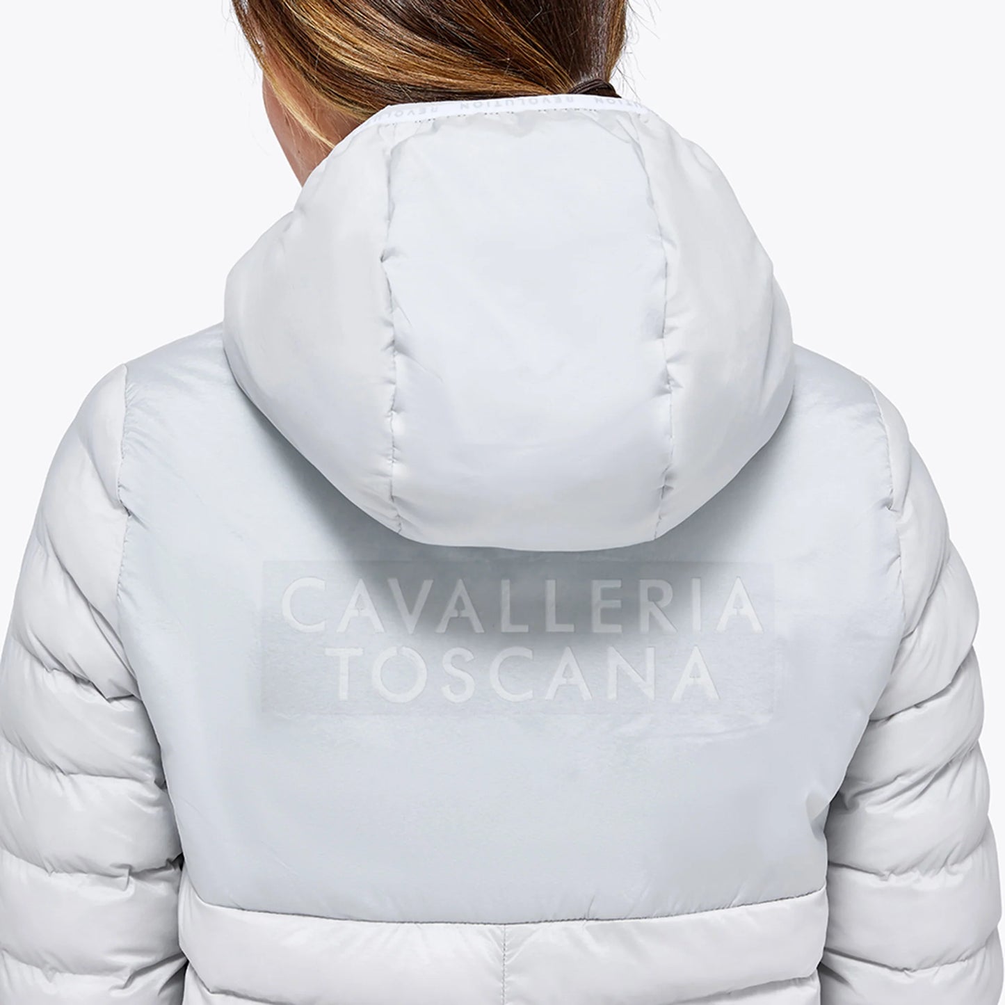 Cavalleria Toscan Laser Cut Puffer with Detachable Hood