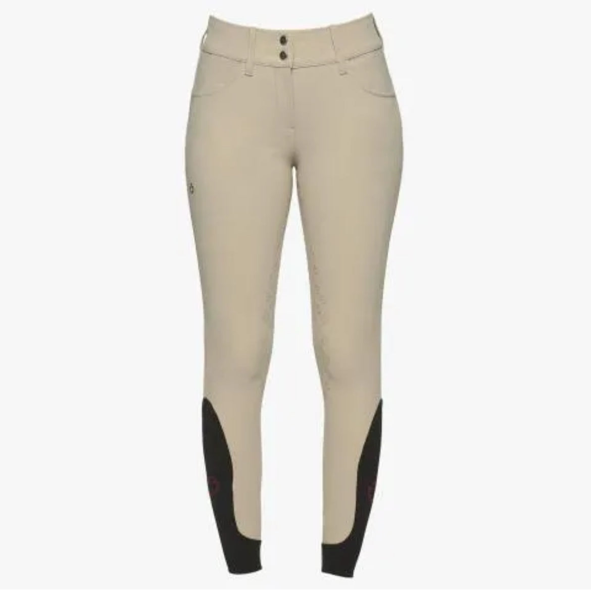 Cavalleria Toscana Women's Four-Way Stretch Perforated Breeches PAD167