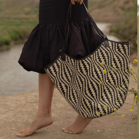 Freya Flow Woven Large Tote