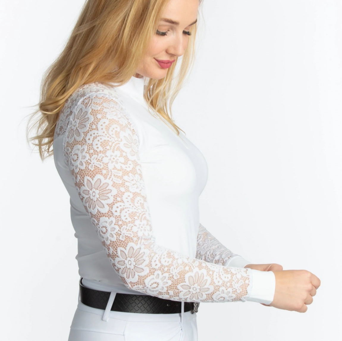 Hannah Childs Jaclyn Lace Show Shirt