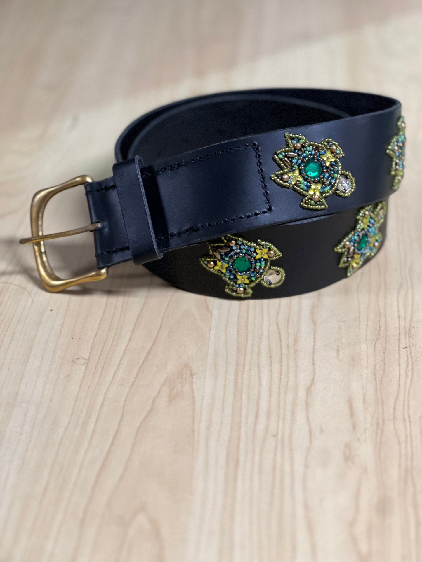 Luxe Lucky Animals Wide Zinj Belt