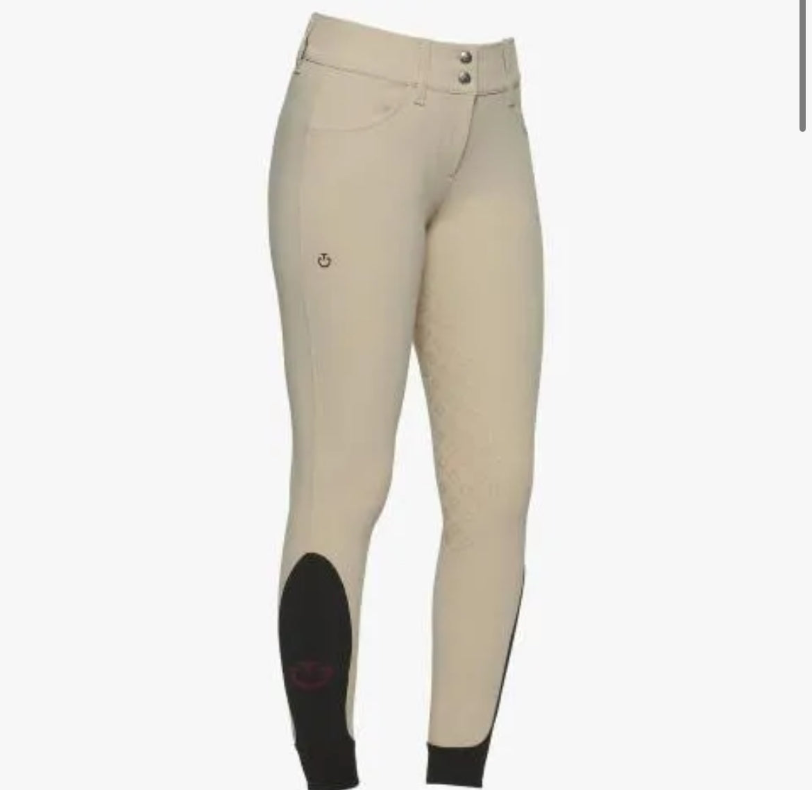 Cavalleria Toscana Women's Four-Way Stretch Perforated Breeches PAD167