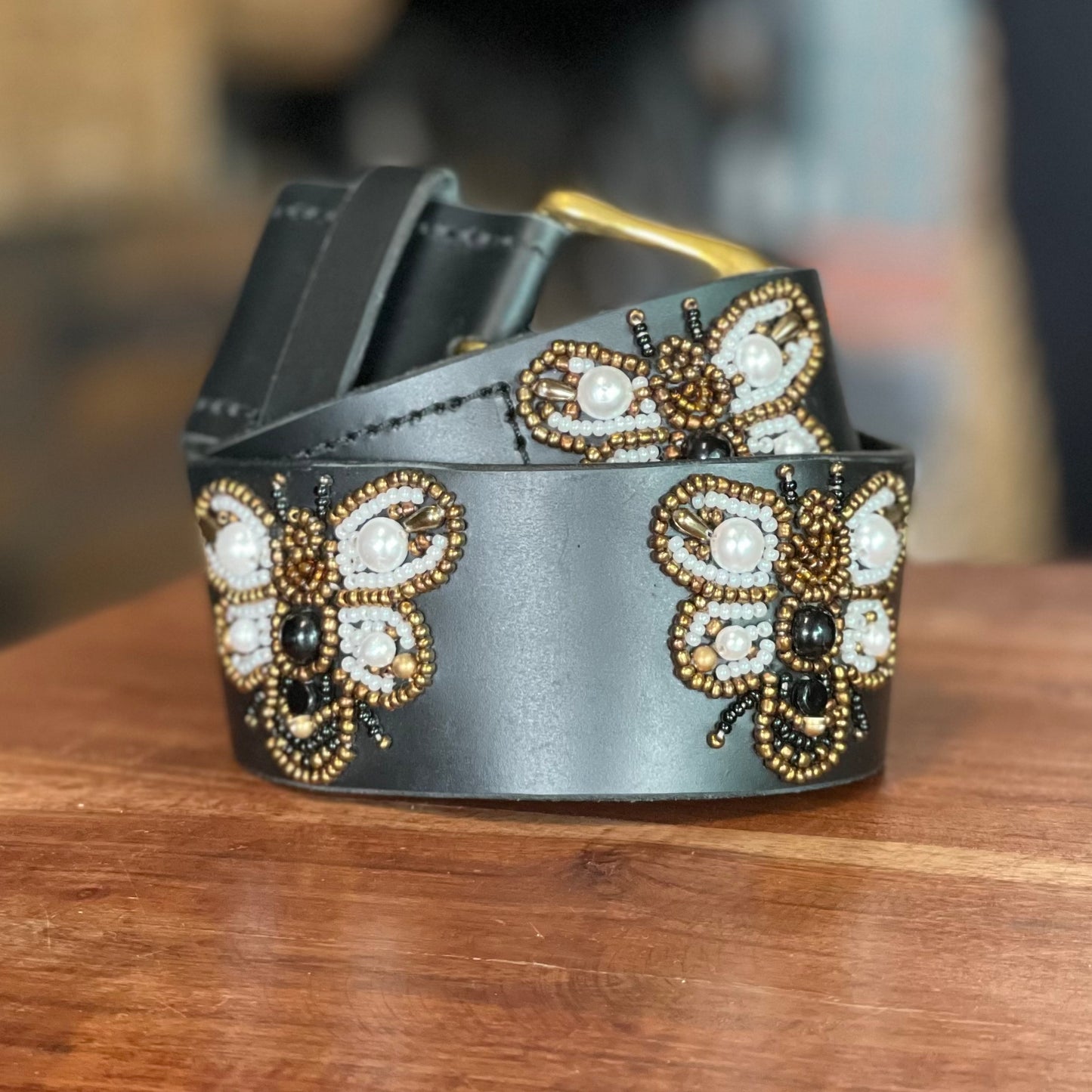 Luxe Lucky Animals Wide Zinj Belt