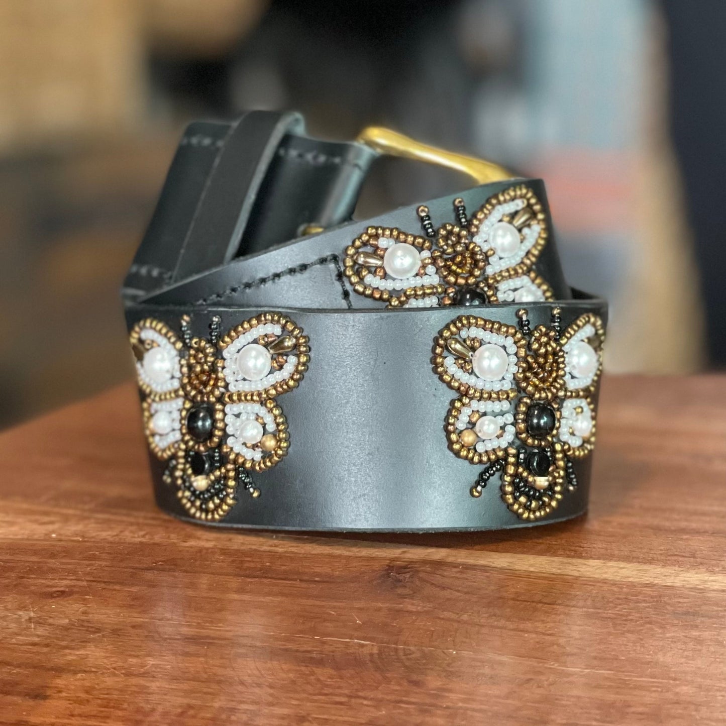 Luxe Lucky Insects Wide Zinj Belt