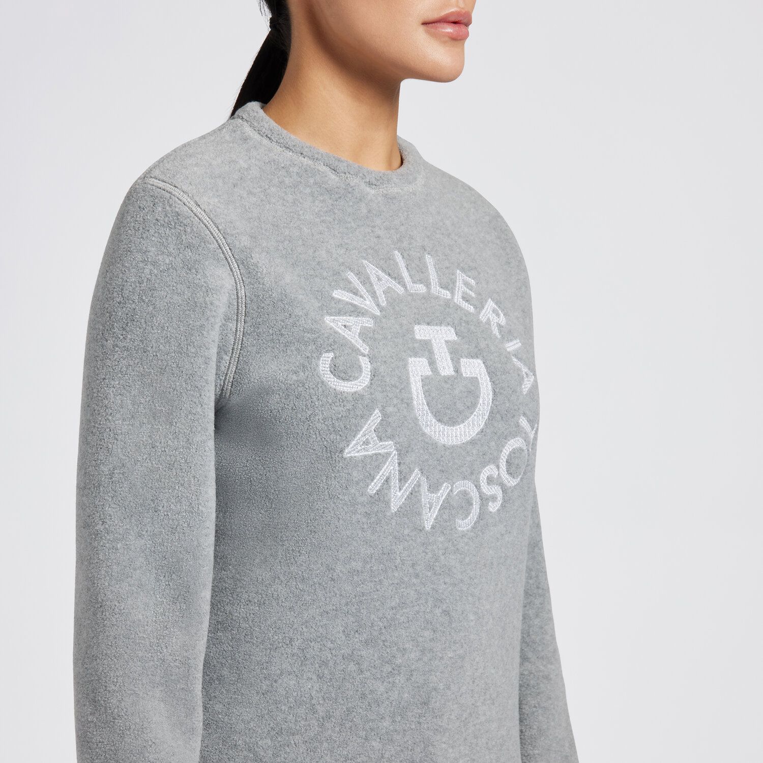 Cavalleria Toscana Fleece Crew Neck Pullover