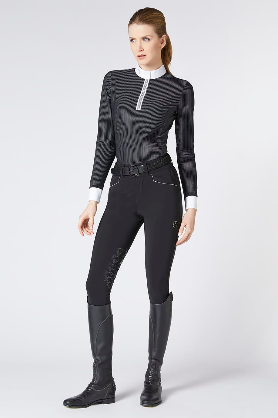 VESTRUM Marileva High Waisted Knee Grip Riding Breeches - TK Fabric