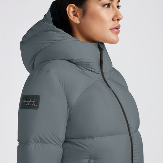 Cavalleria Toscana Women's CT Hooded Down Padded Jacket