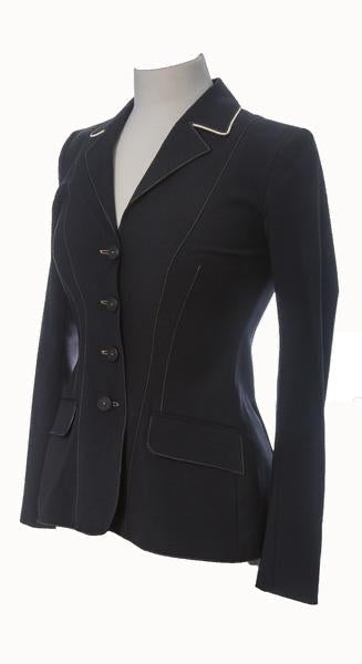 Winston Equestrian Charcoal Contrast Stitch Coat