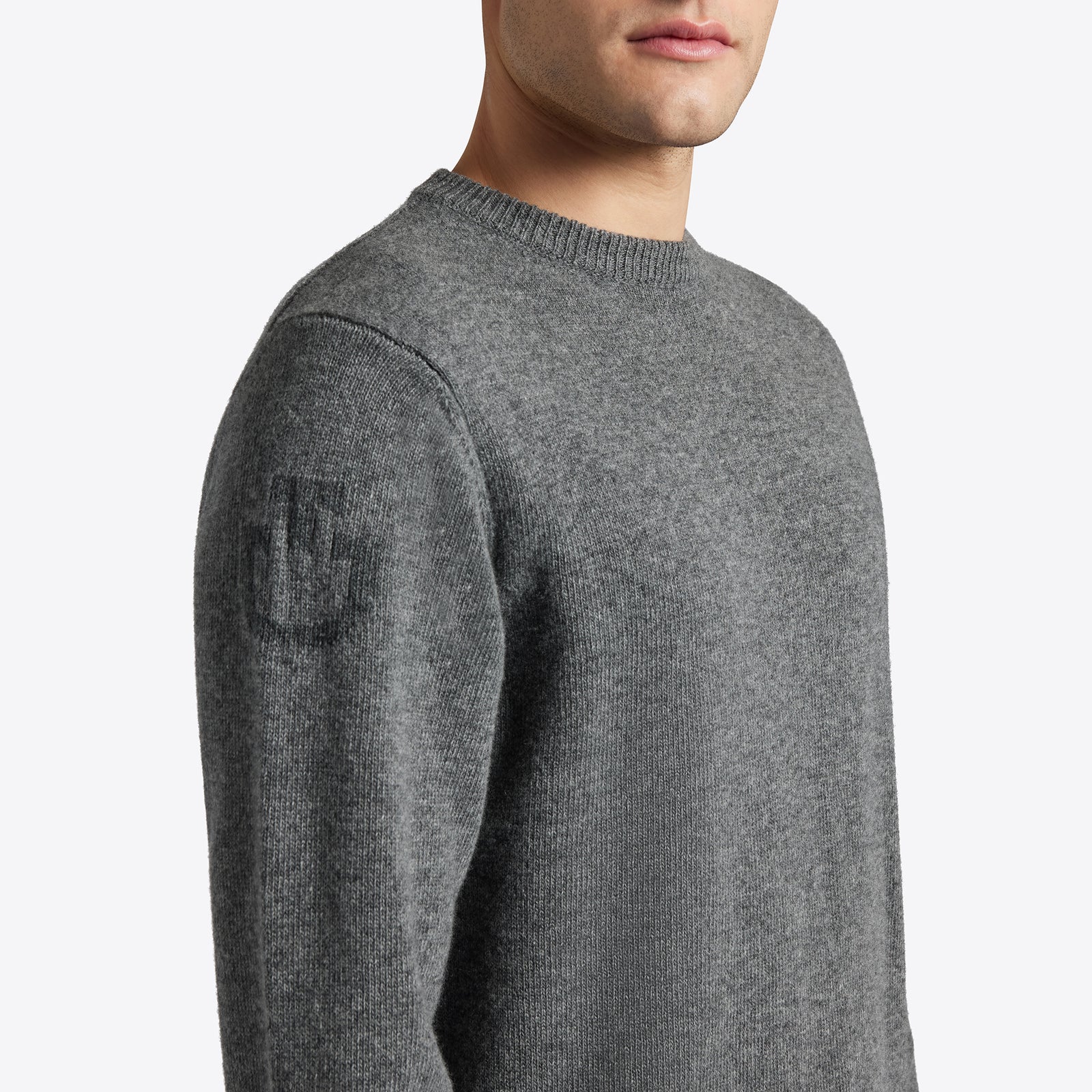 Cavalleria Toscana Men's CT Pure Wool Crew Neck