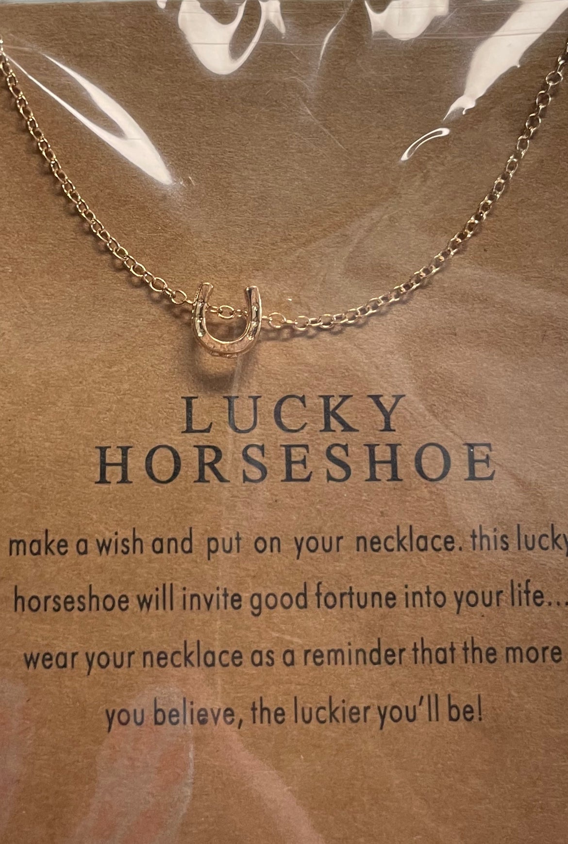 Lucky Horse Shoe Necklace