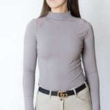 TKEQ Chloe High Collar Technical Top