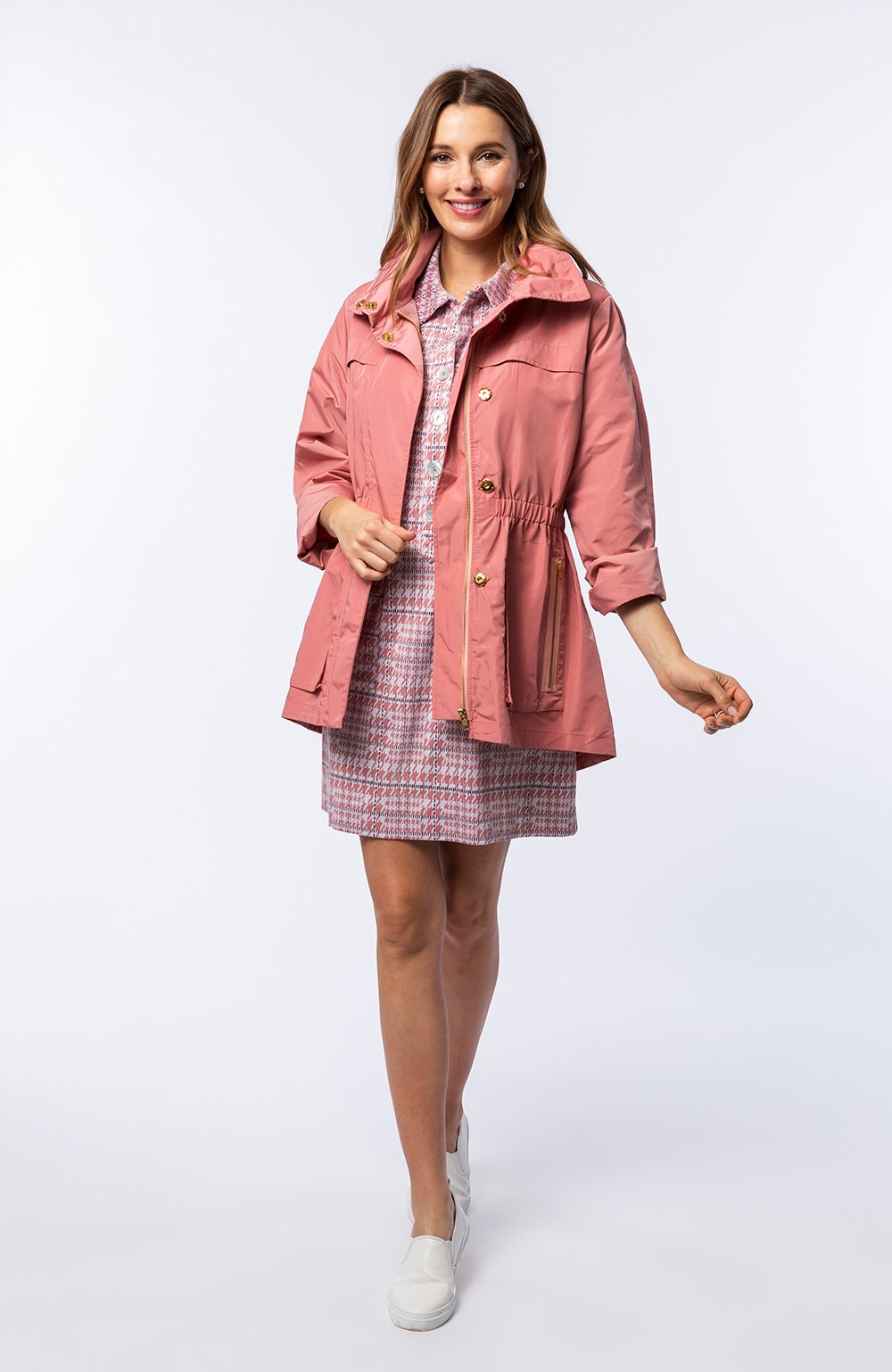 Tyler Bo Newport Rain Coat Bisque - Luxe EQ