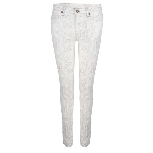 Esqualo Snake print chino jean - Luxe EQ