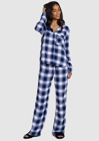 Bella Dahl Lounge Sleep Shirt and Wide Leg Pant - Luxe EQ