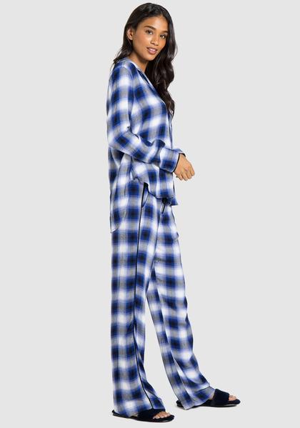 Bella Dahl Lounge Sleep Shirt and Wide Leg Pant - Luxe EQ