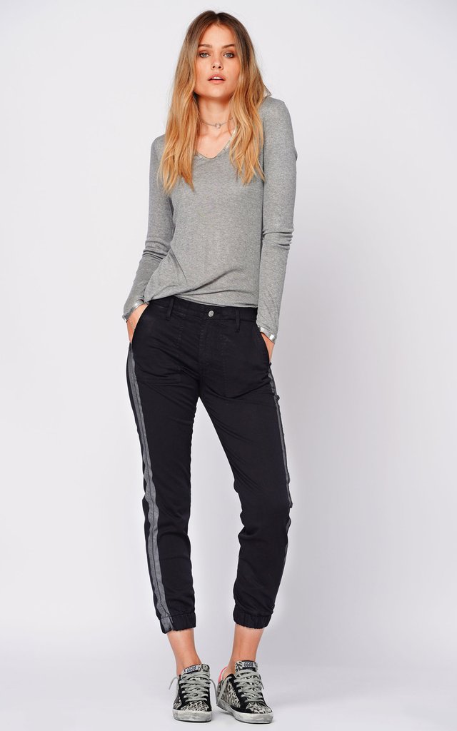 Black Orchid Denim Noel Military Jogger Black - Luxe EQ