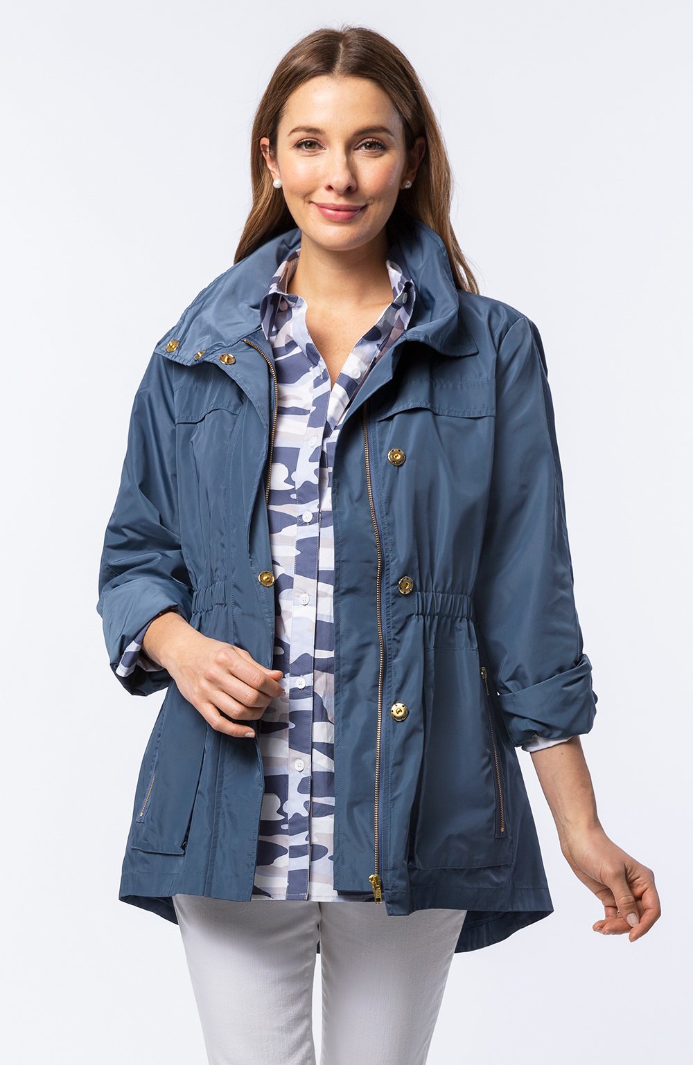 Tyler Bo Newport Rain Coat Midnight - Luxe EQ