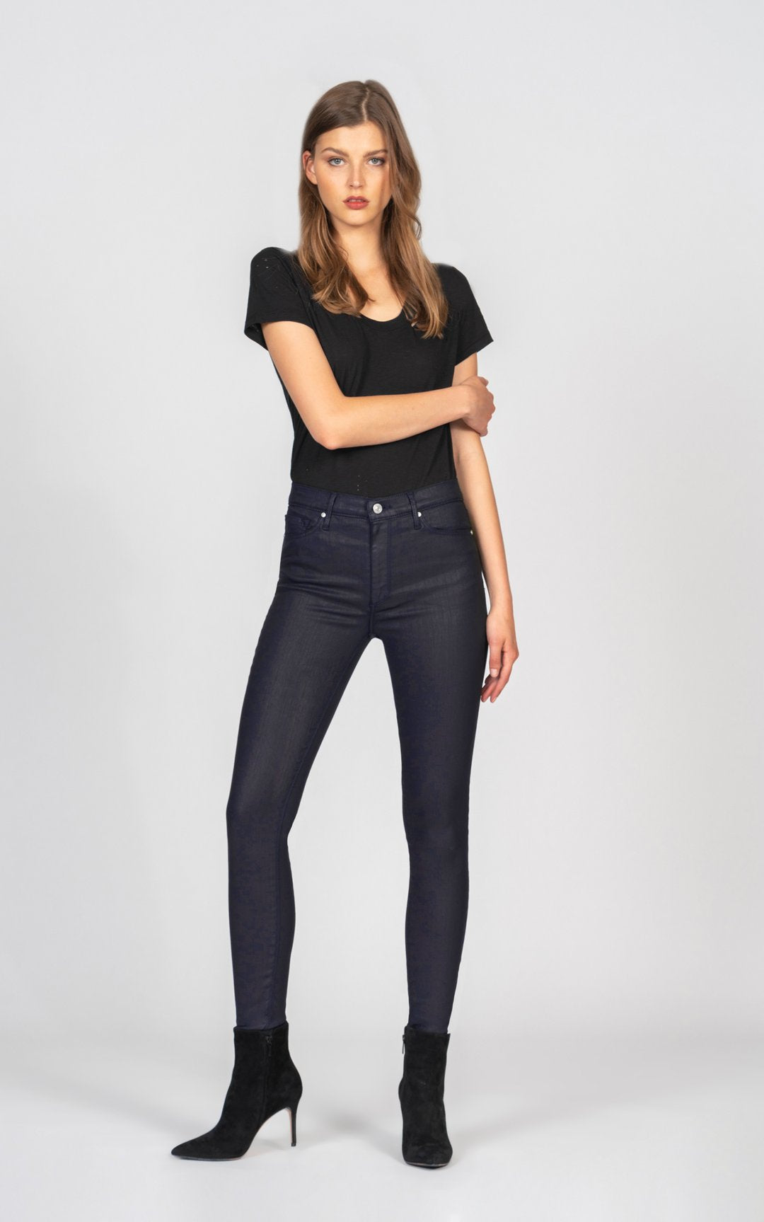 Black Orchid Gisele High Rise Skinny - Blue Star - Luxe EQ