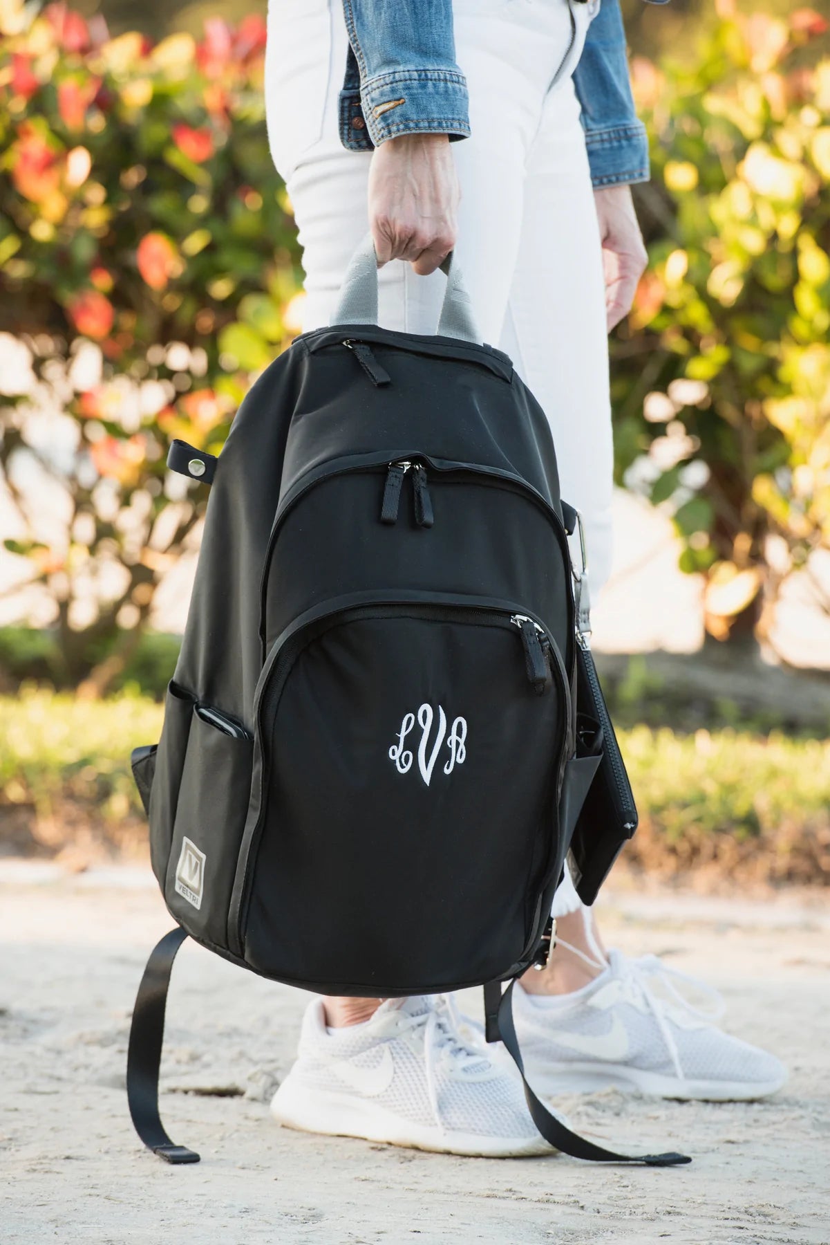 Veltri Delaire Black Backpack