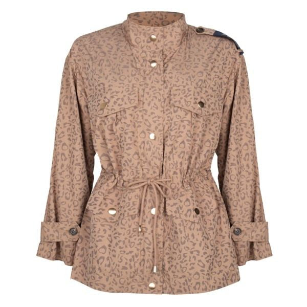 Esqualo Leopard Printed Jacket - Luxe EQ