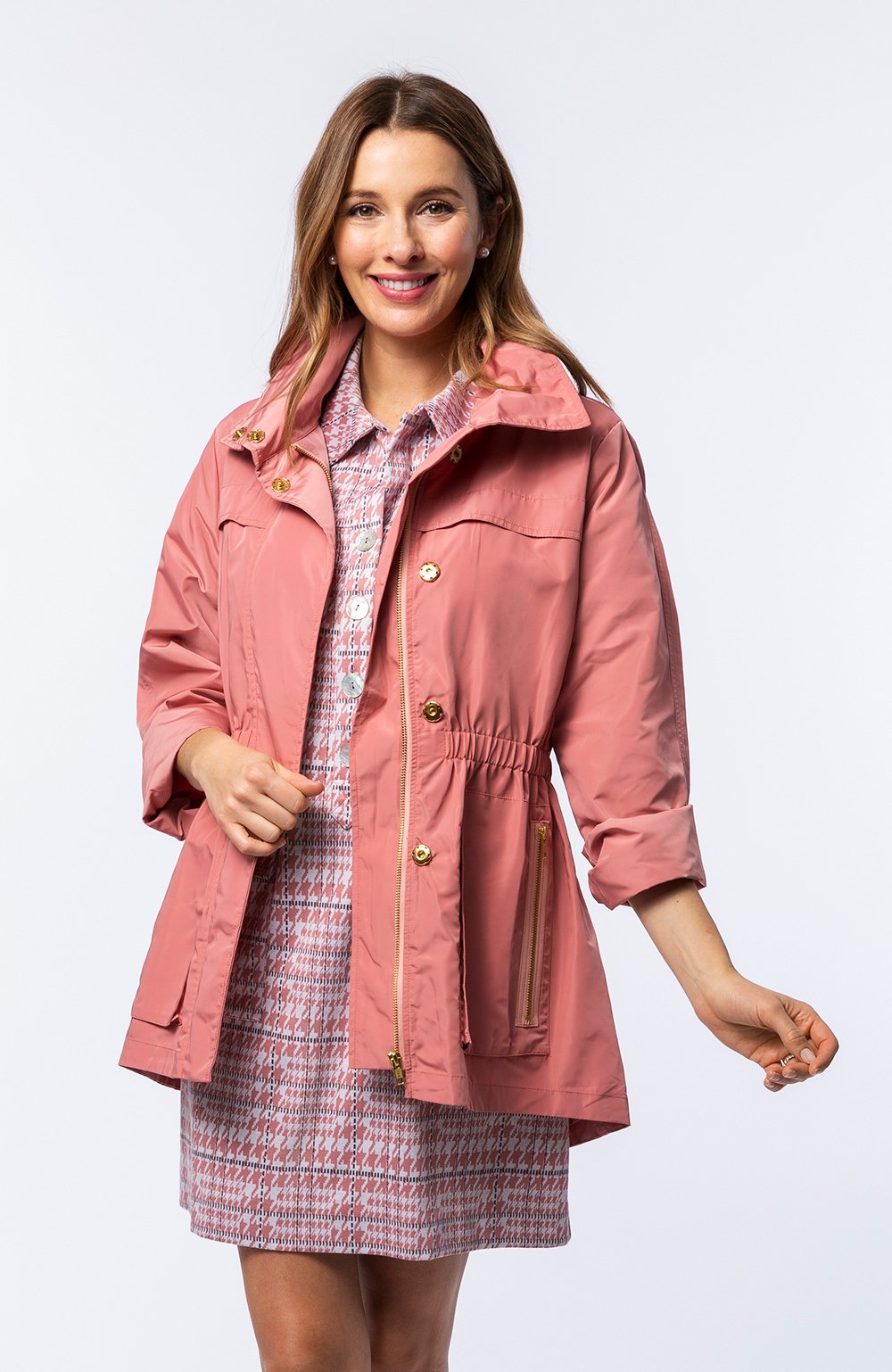 Tyler Bo Newport Rain Coat Bisque - Luxe EQ