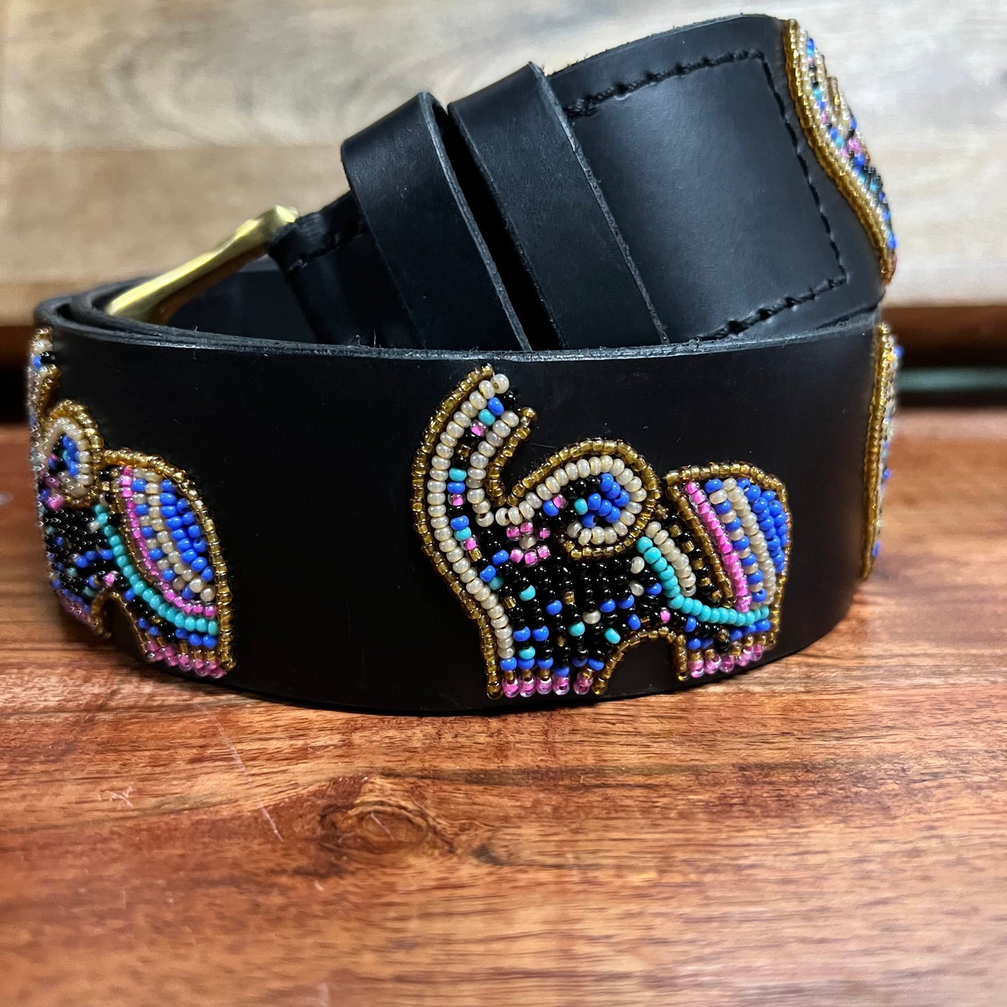 Luxe Lucky Animals Wide Zinj Belt