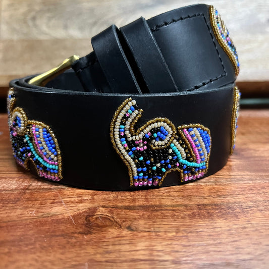 Luxe Lucky Animals Wide Zinj Belt