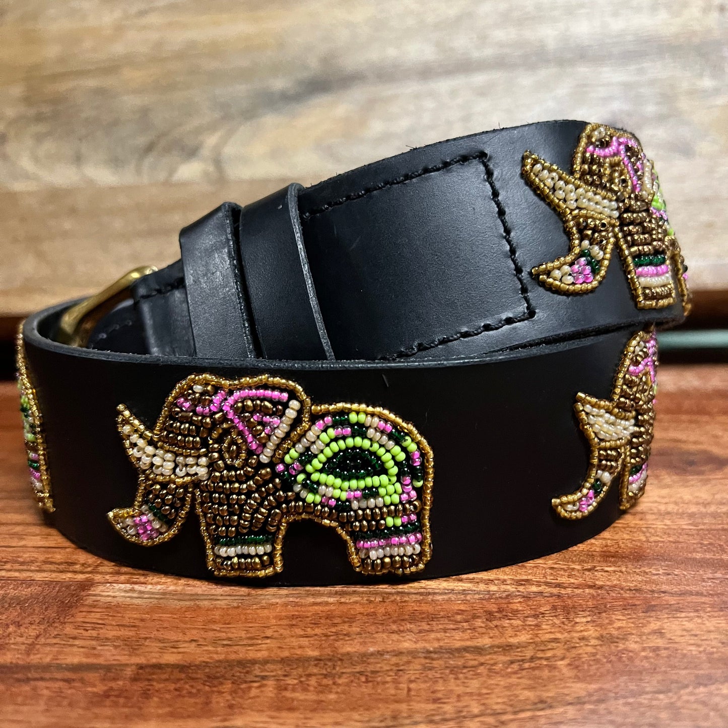 Luxe Lucky Animals Wide Zinj Belt