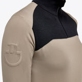 Cavalleria Toscana Tech Wool Half Zip Turtleneck