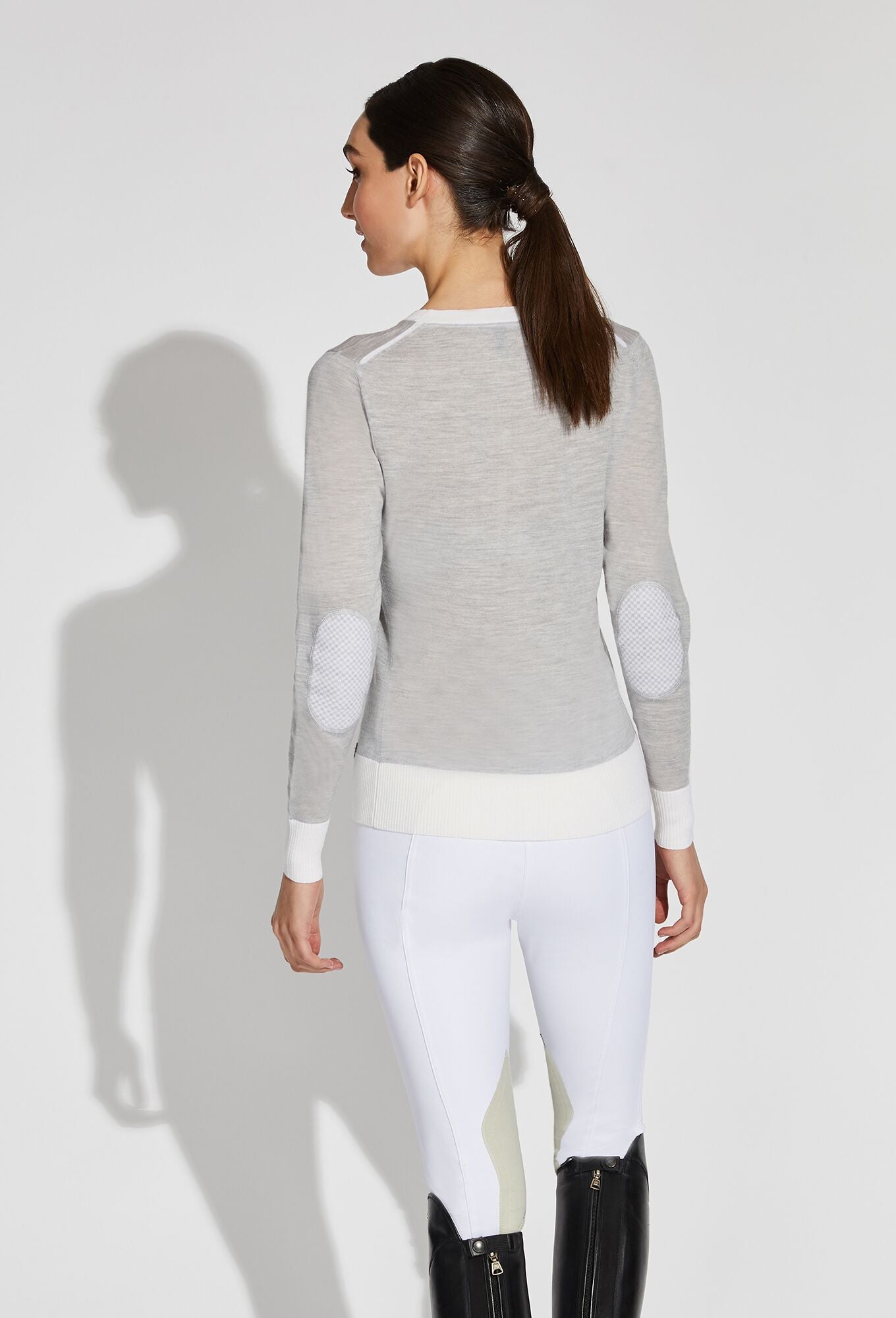 Asmar Equestrian Jane V-Neck Merino Sweater - Luxe EQ