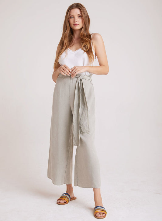 Bella Dahl Bias Crop Tie Waist Wide Leg - Luxe EQ