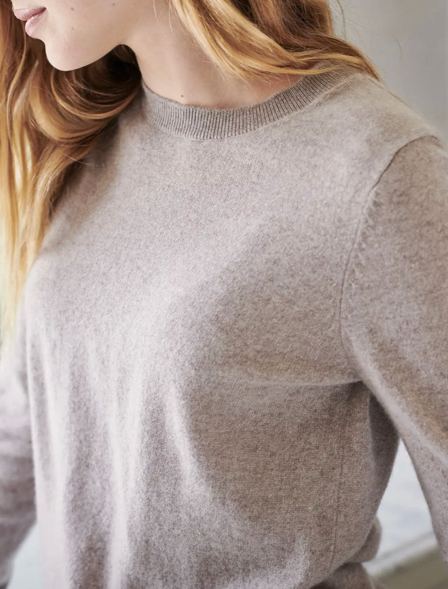 Luxe Classic Crew Sweater