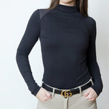 TKEQ Chloe High Collar Technical Top