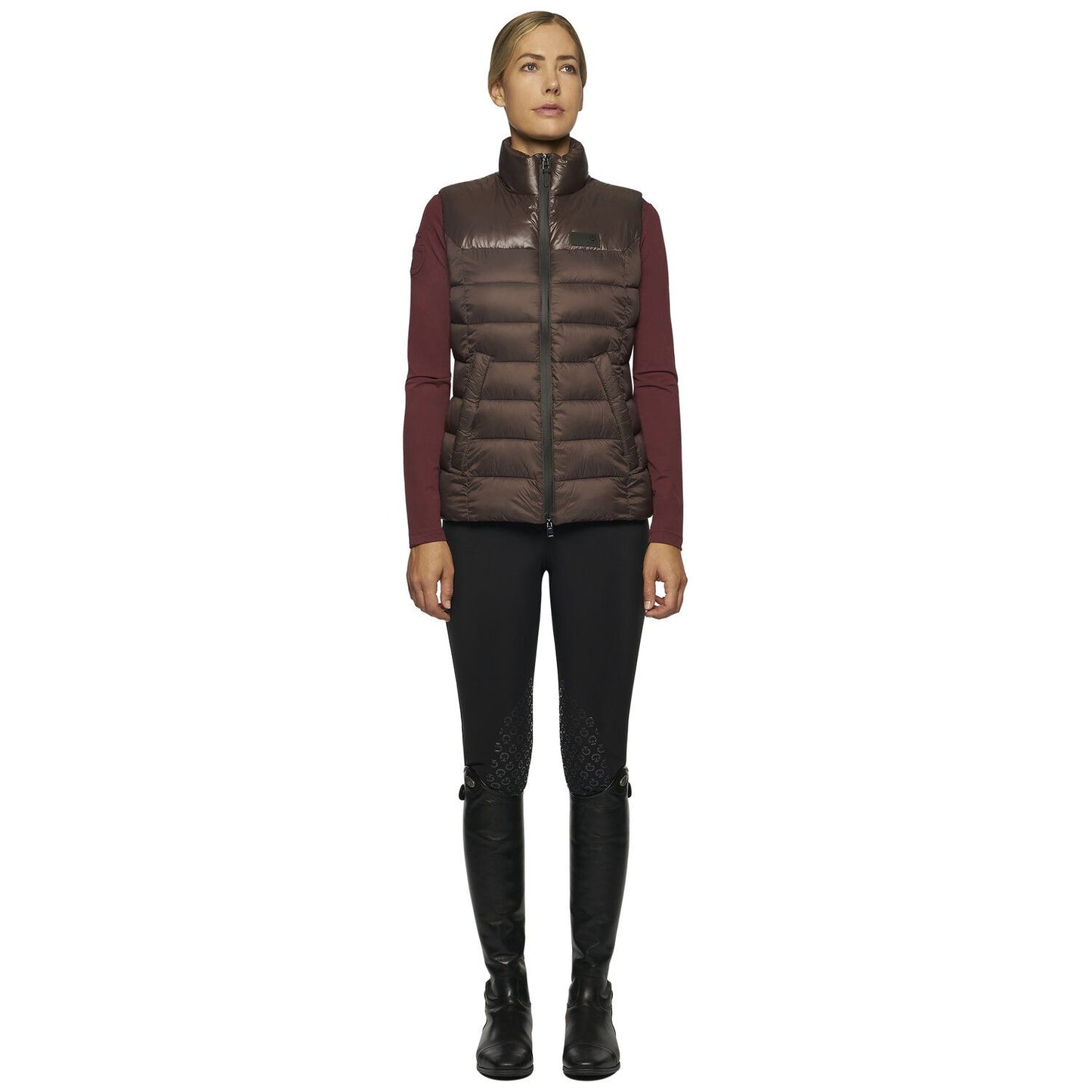 Cavalleria Toscana Women's PADDED ZIP VEST