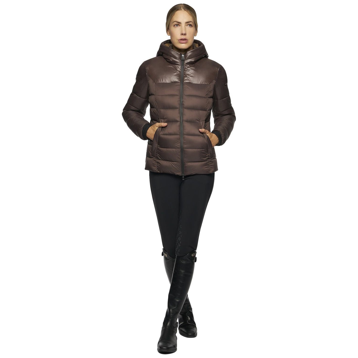 Cavalleria Toscana Shiny Matte Puffer Coat