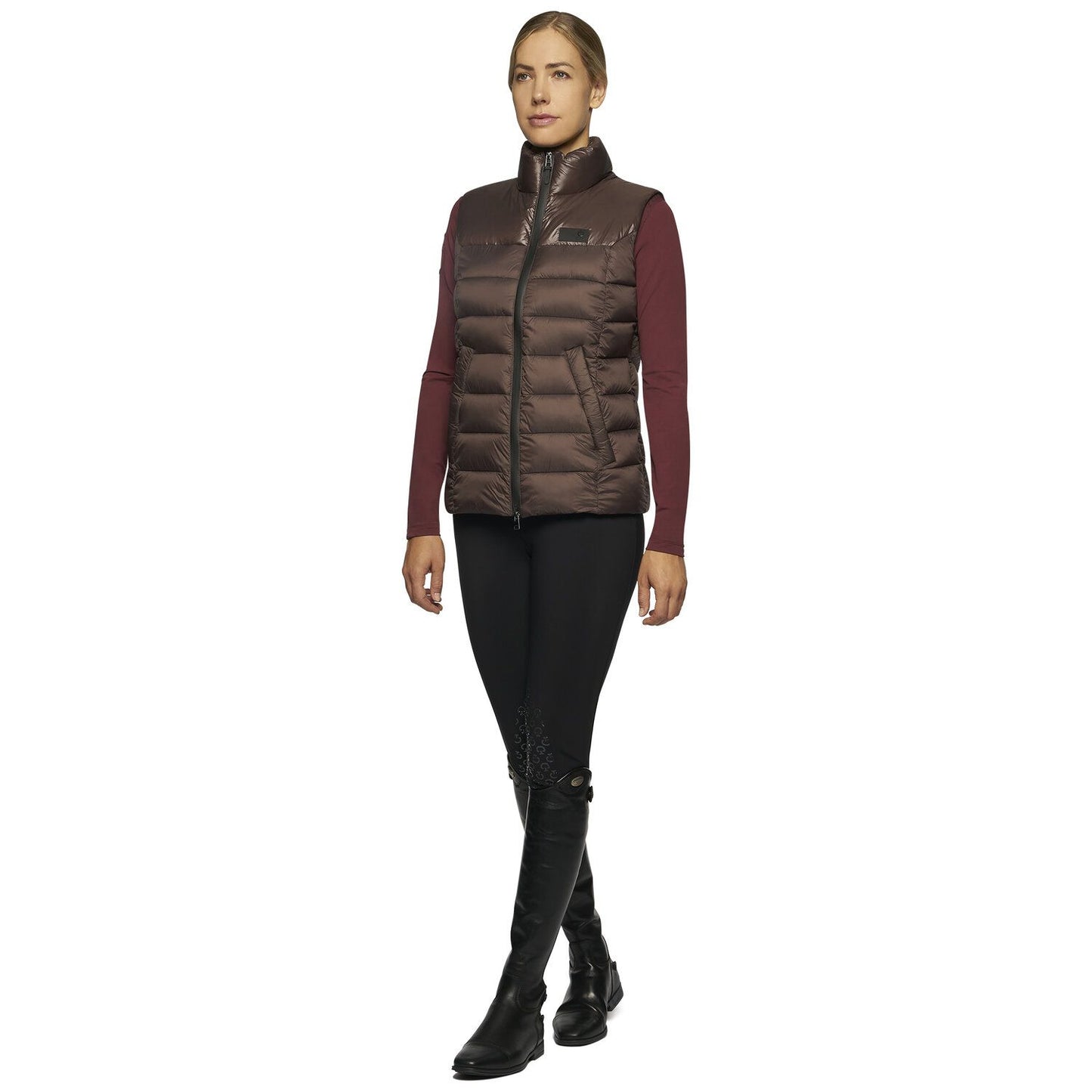 Cavalleria Toscana Women's PADDED ZIP VEST