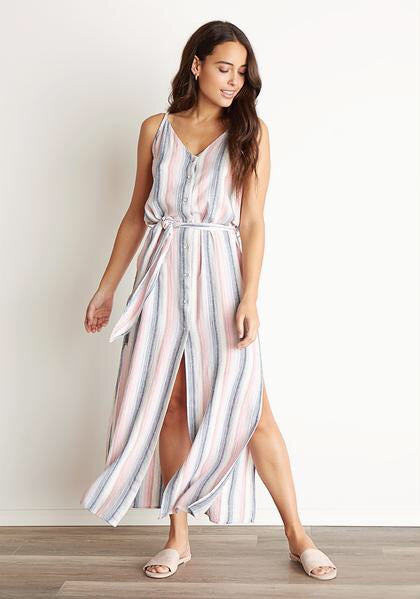 Bella Dahl Belted Maxi Dress - Luxe EQ